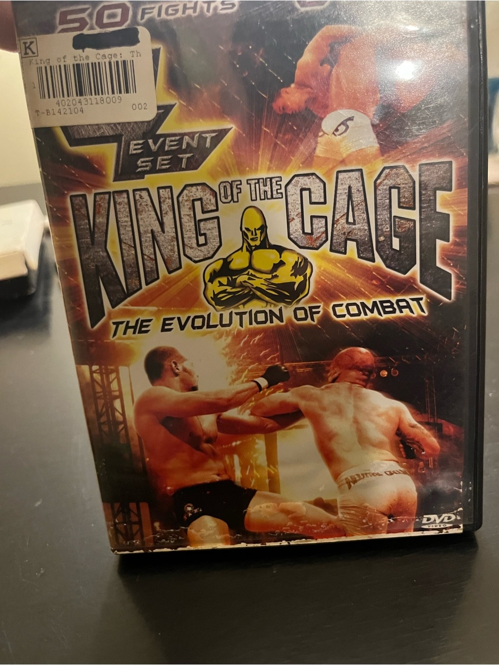 King of the Cage: The Evolution of Combat 4-event DVD set.